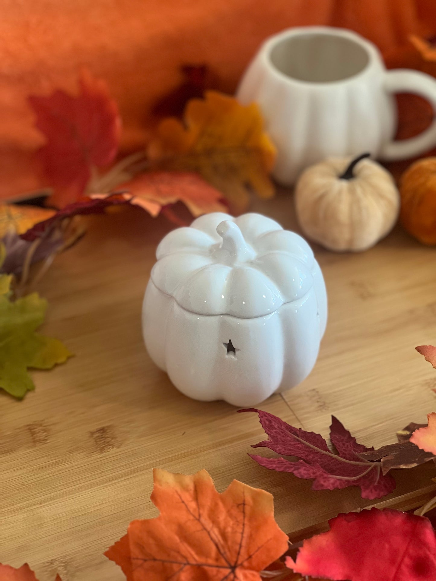 White Pumpkin Wax Melt Warmer