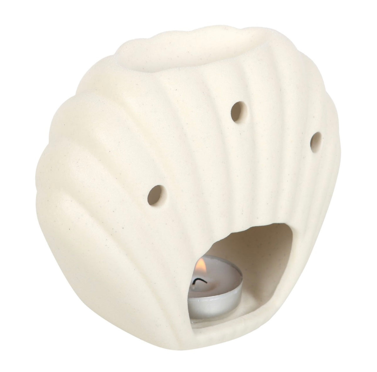 Cream Seashell Wax Melt Burner