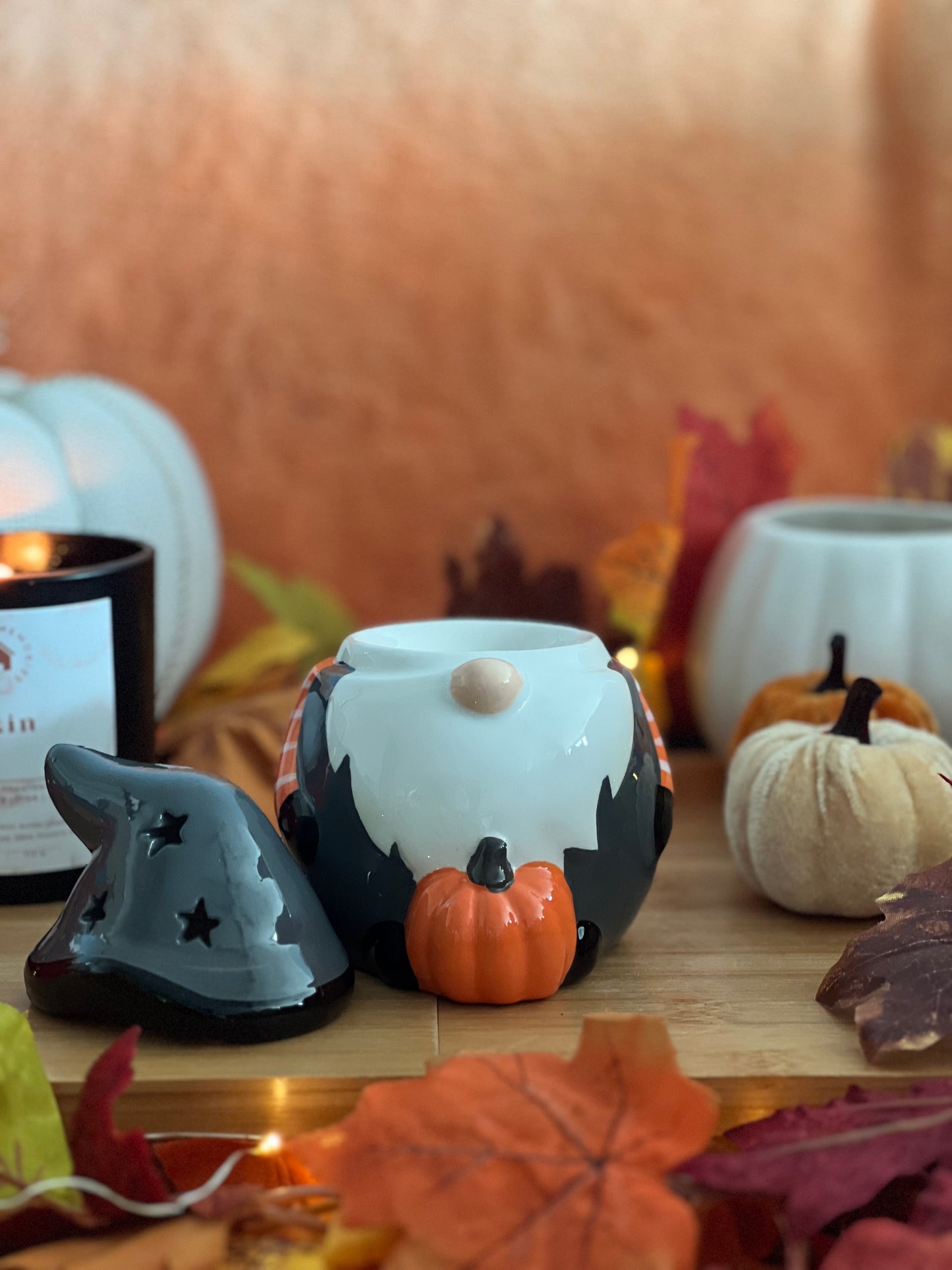 Fall Gnome Wax Melt Warmer