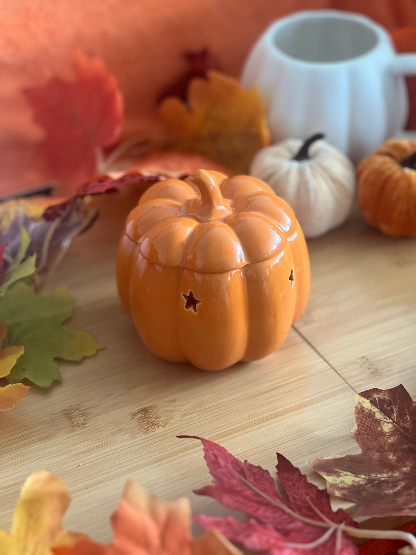Orange Pumpkin Wax Melt Warmer