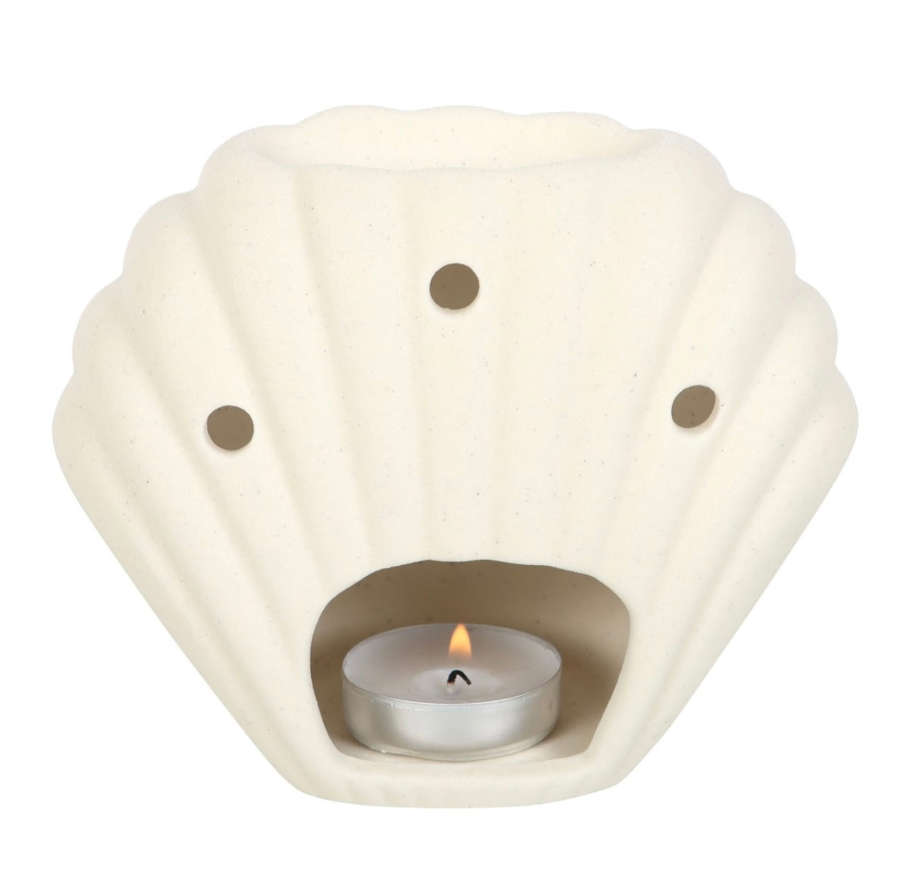 Cream Seashell Wax Melt Burner