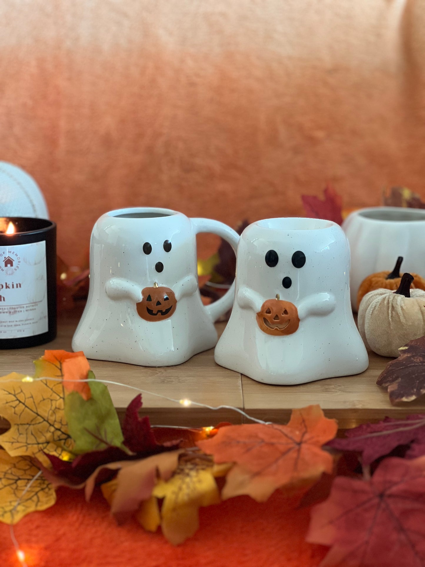 Cute Ghostie Pumpkin Wax Melt Warmer