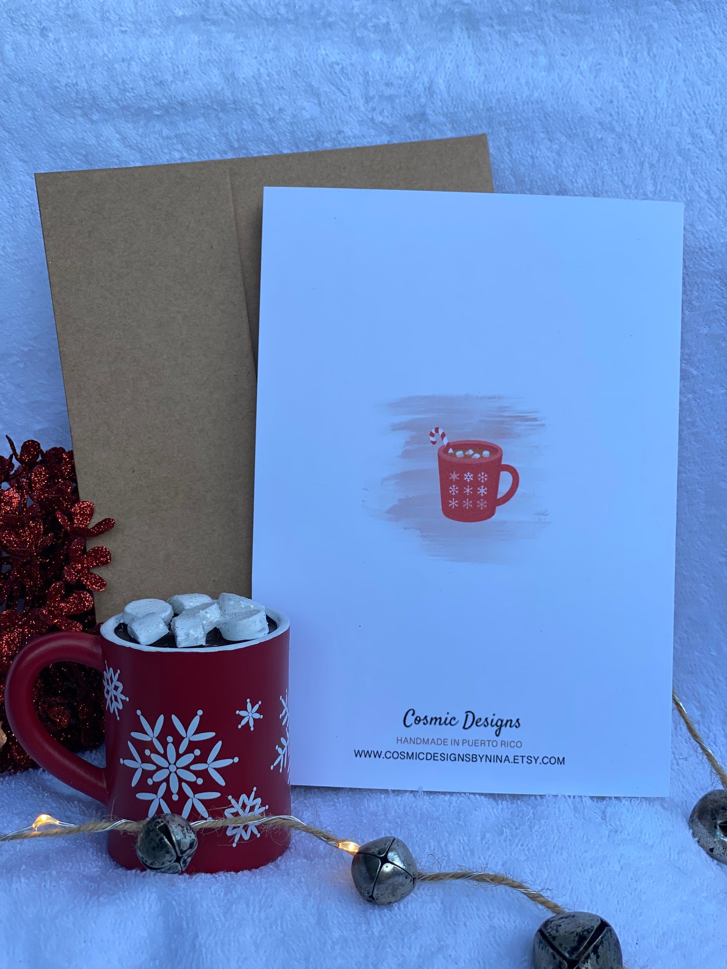 "Wishing You a Warm and Cozy Christmas" Greeting Card