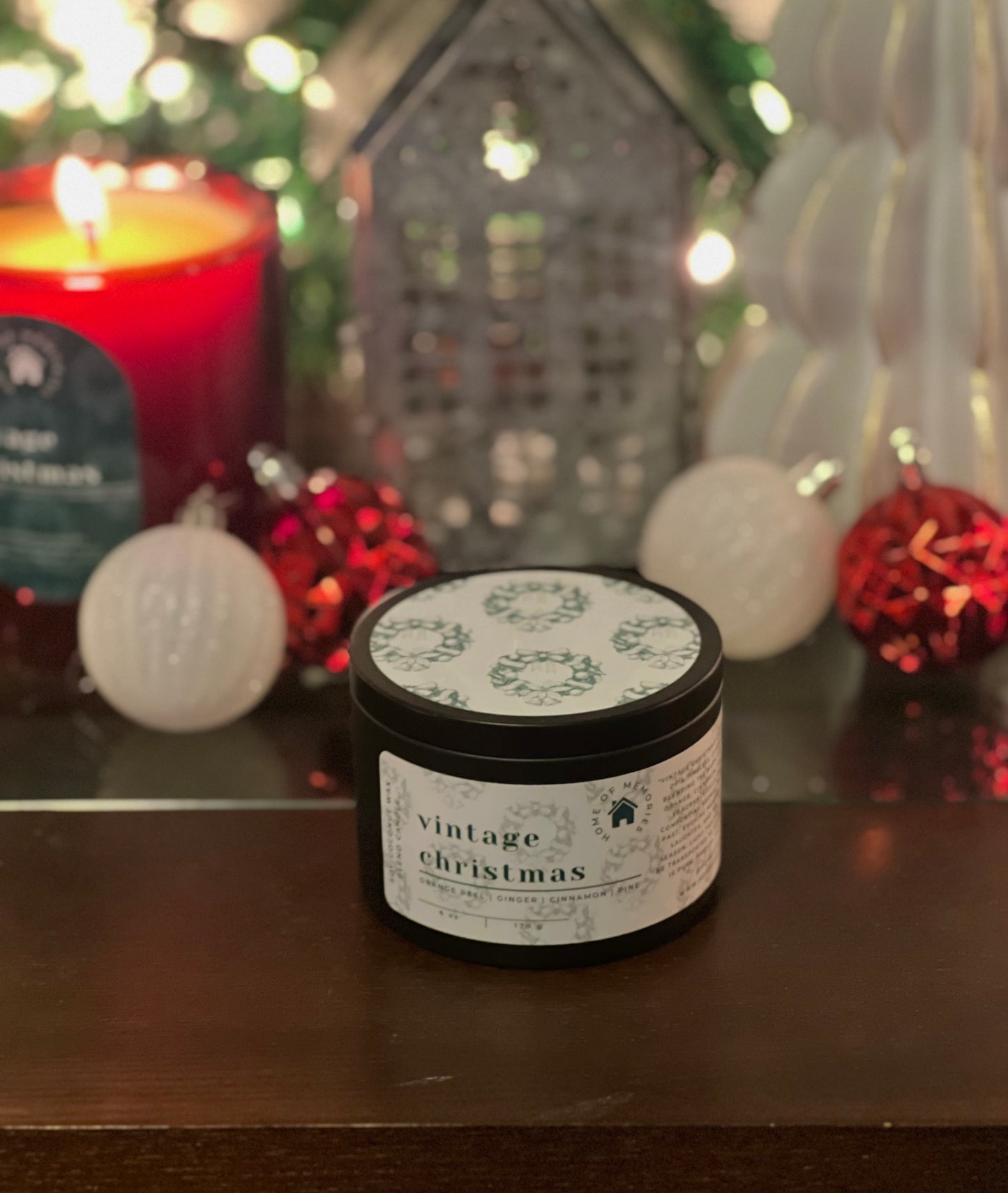 Vintage Christmas Candle | 6oz