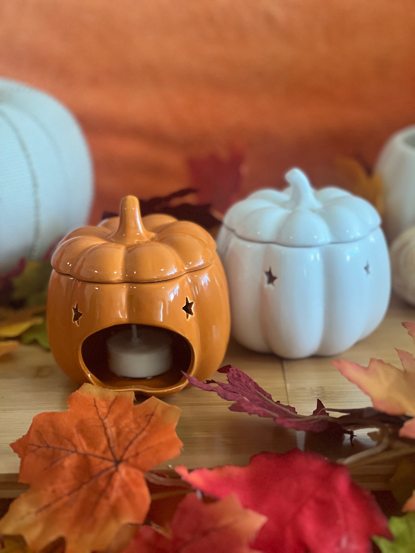 Orange Pumpkin Wax Melt Warmer