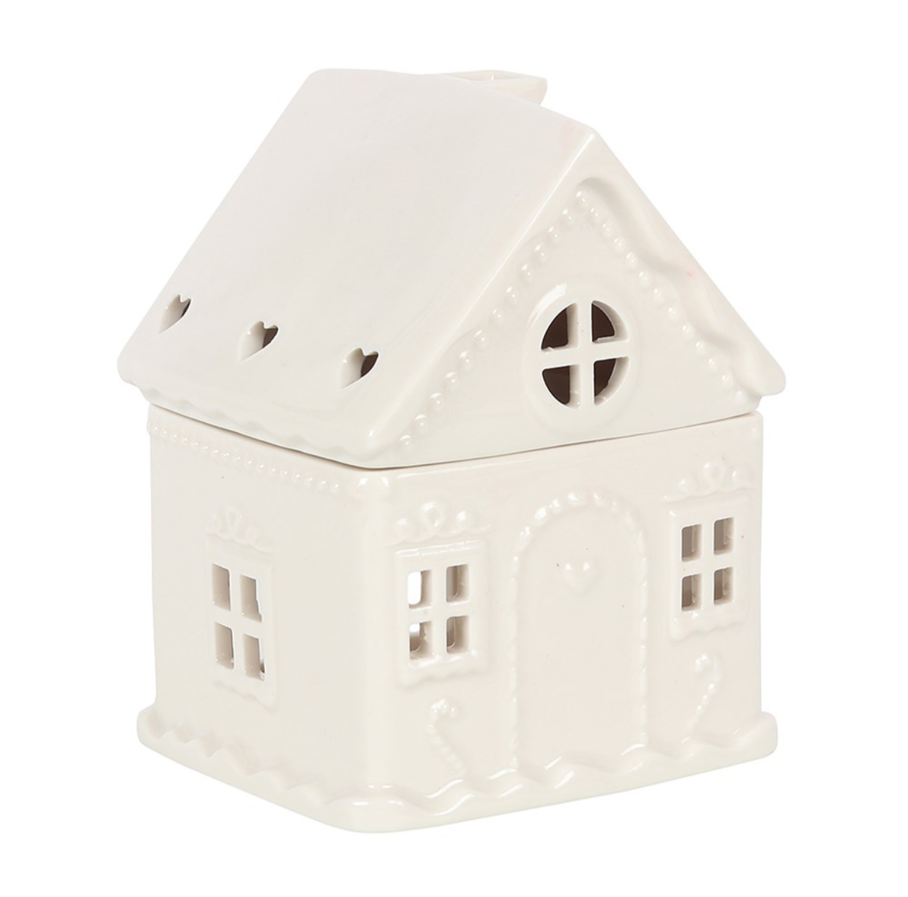 White Gingerbread House Wax Melt Warmer