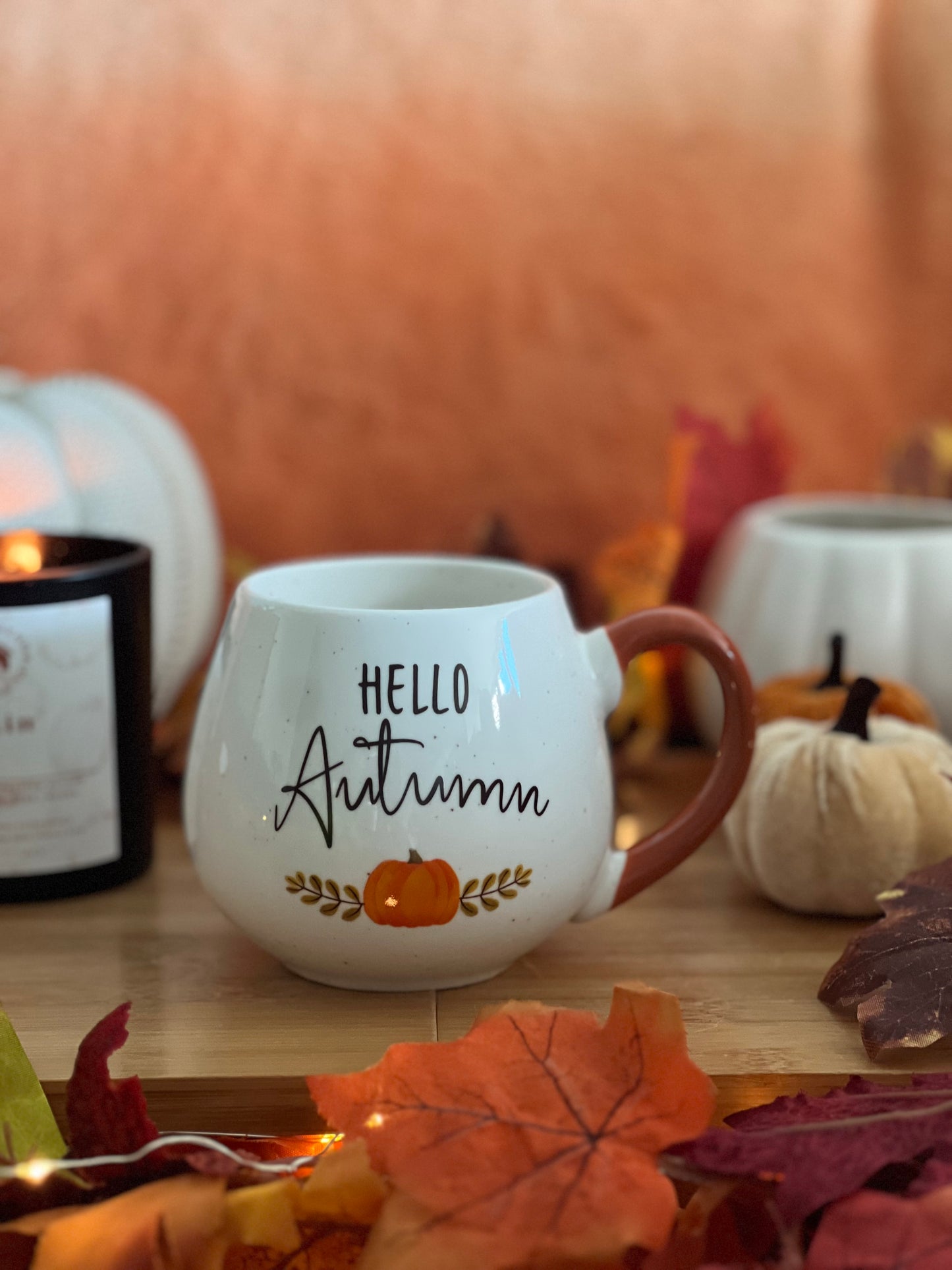 Hello Autumn Rounded Mug