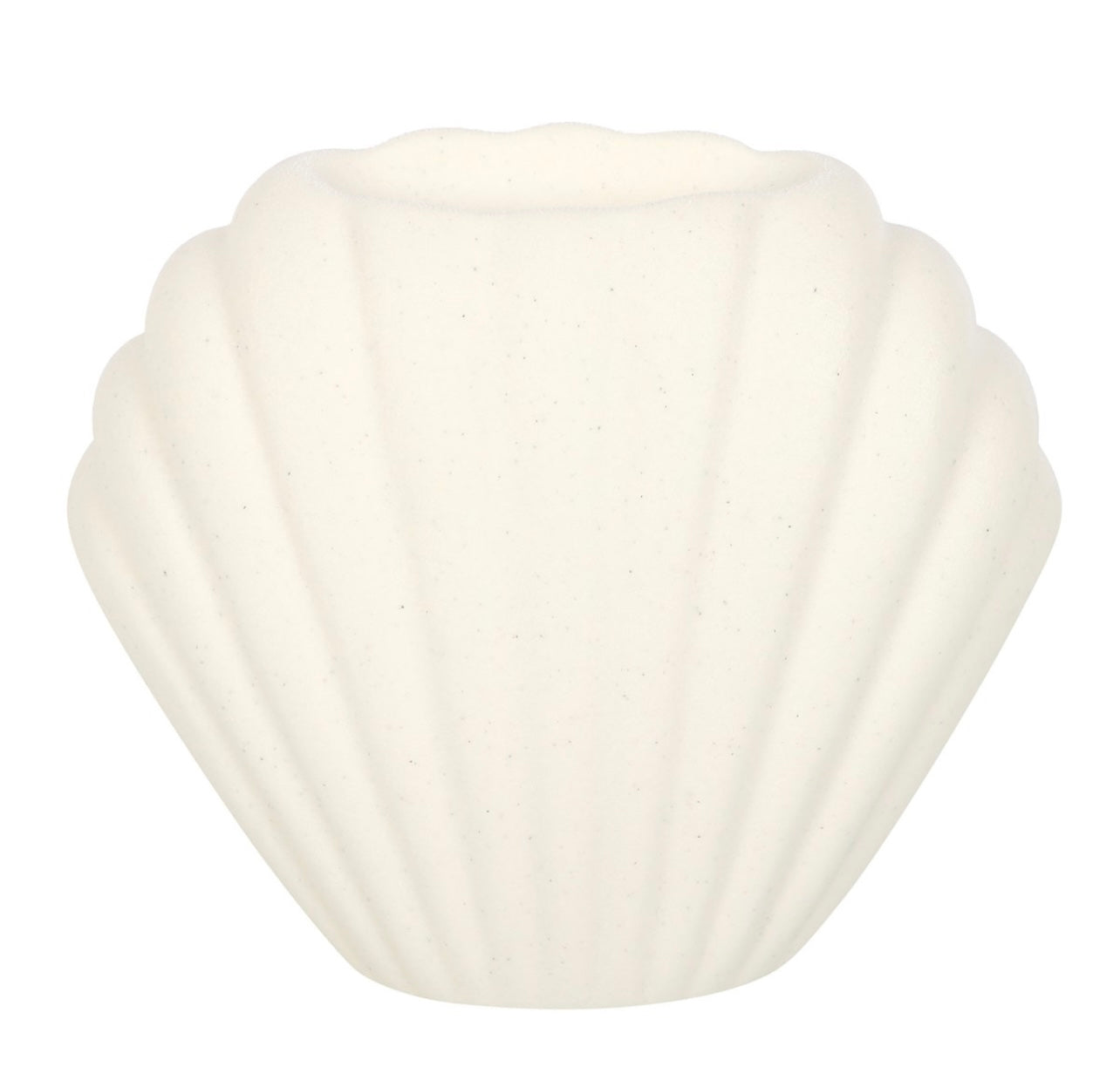 Cream Seashell Wax Melt Burner