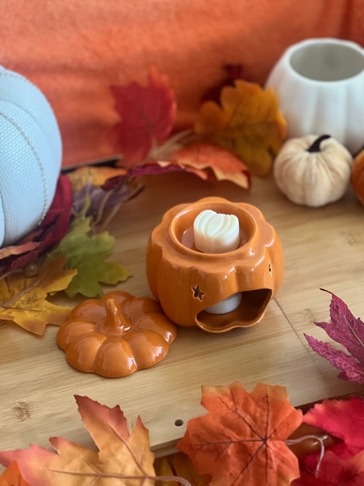 Orange Pumpkin Wax Melt Warmer