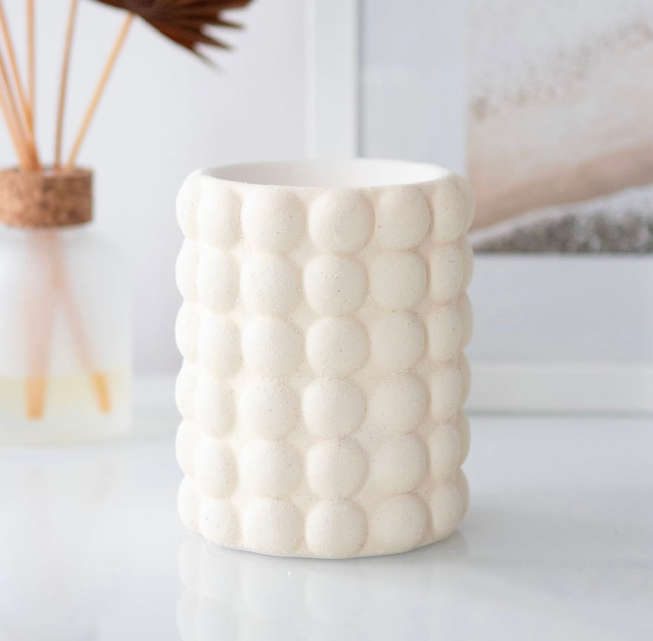 Cream Bubble Wax Melt Burner
