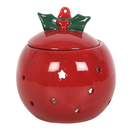 Red Ornament Wax Melt Burner