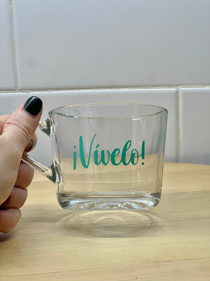 "¡Vívelo!" Glass Mug