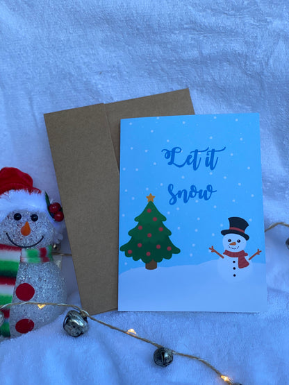 "Let it Snow" Greeting Card