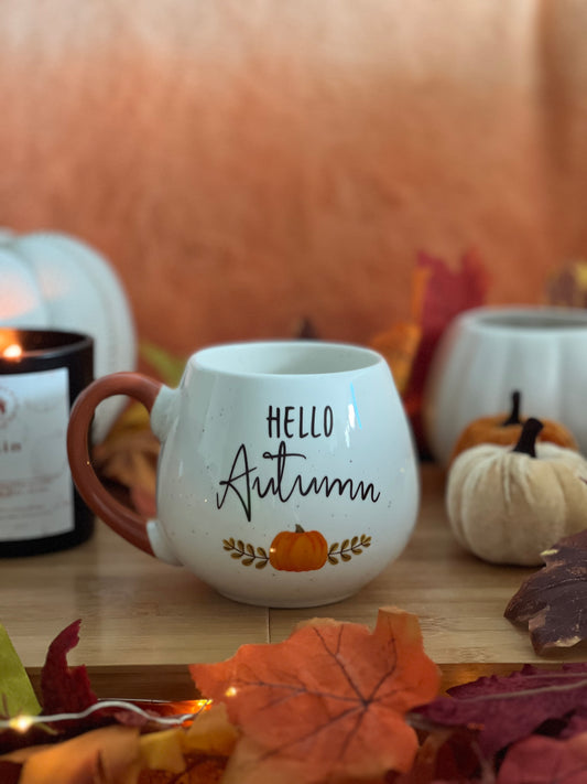 Hello Autumn Rounded Mug