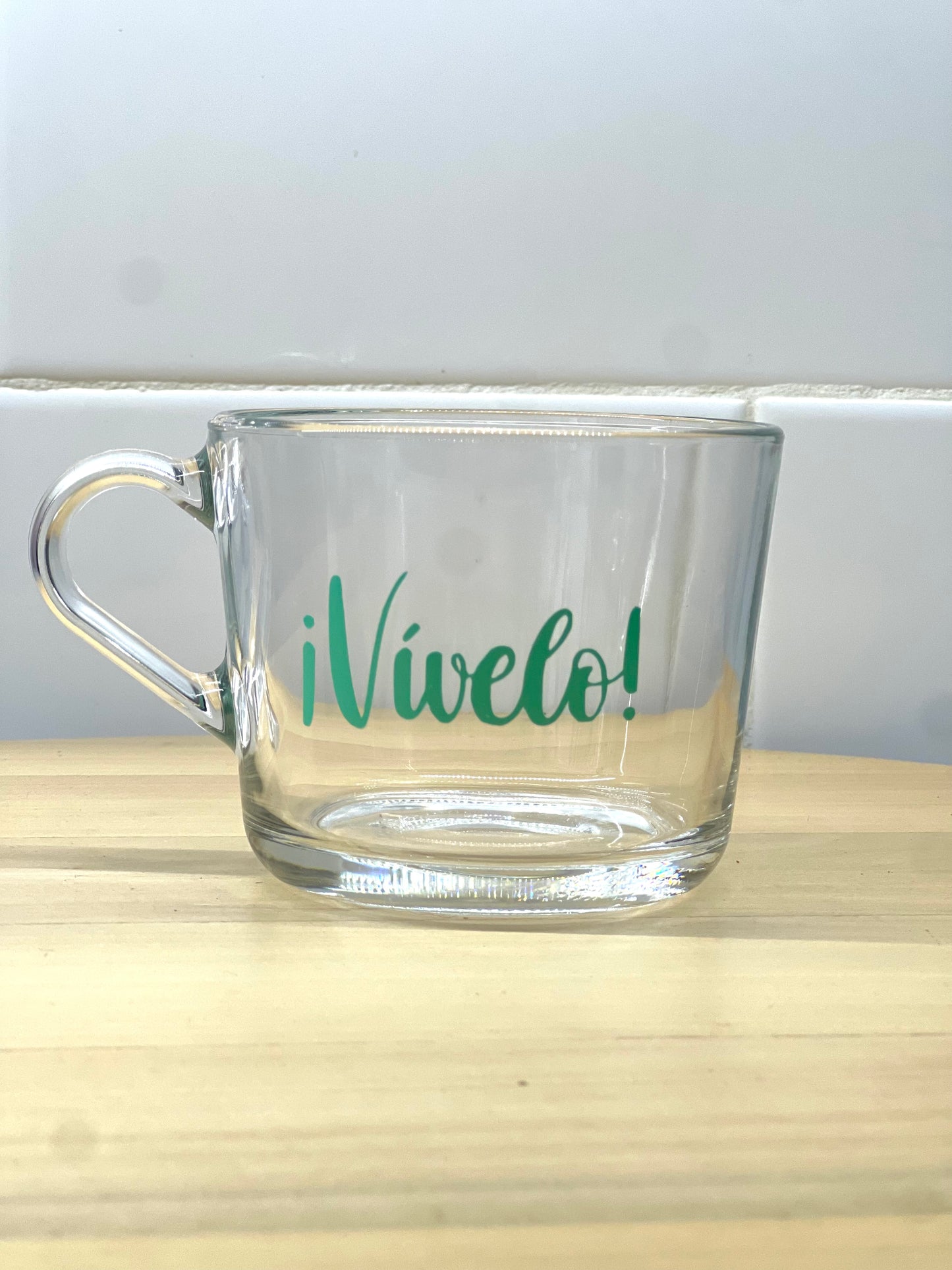 "¡Vívelo!" Glass Mug