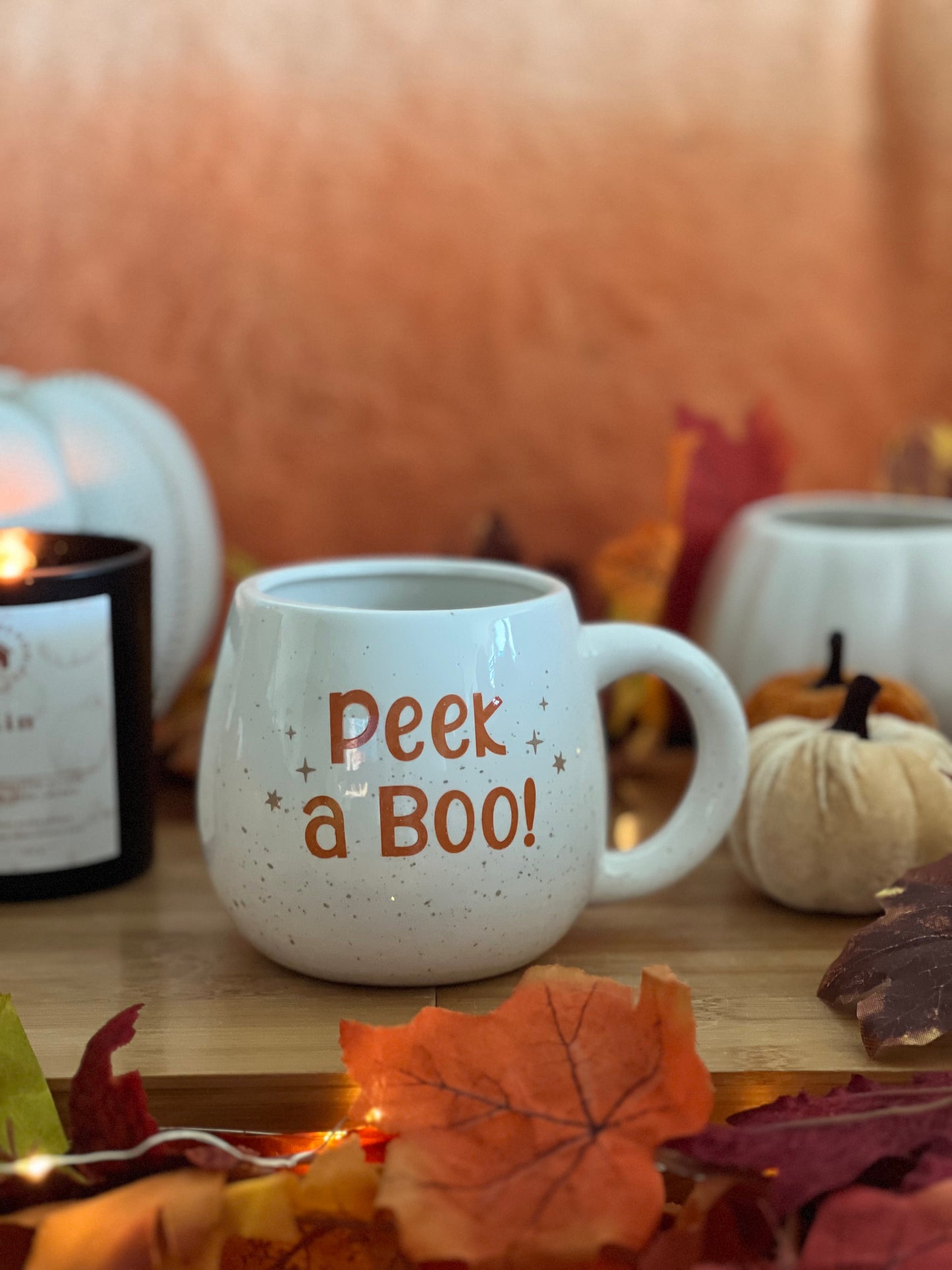 Peekaboo Ghostie Rounded Mug