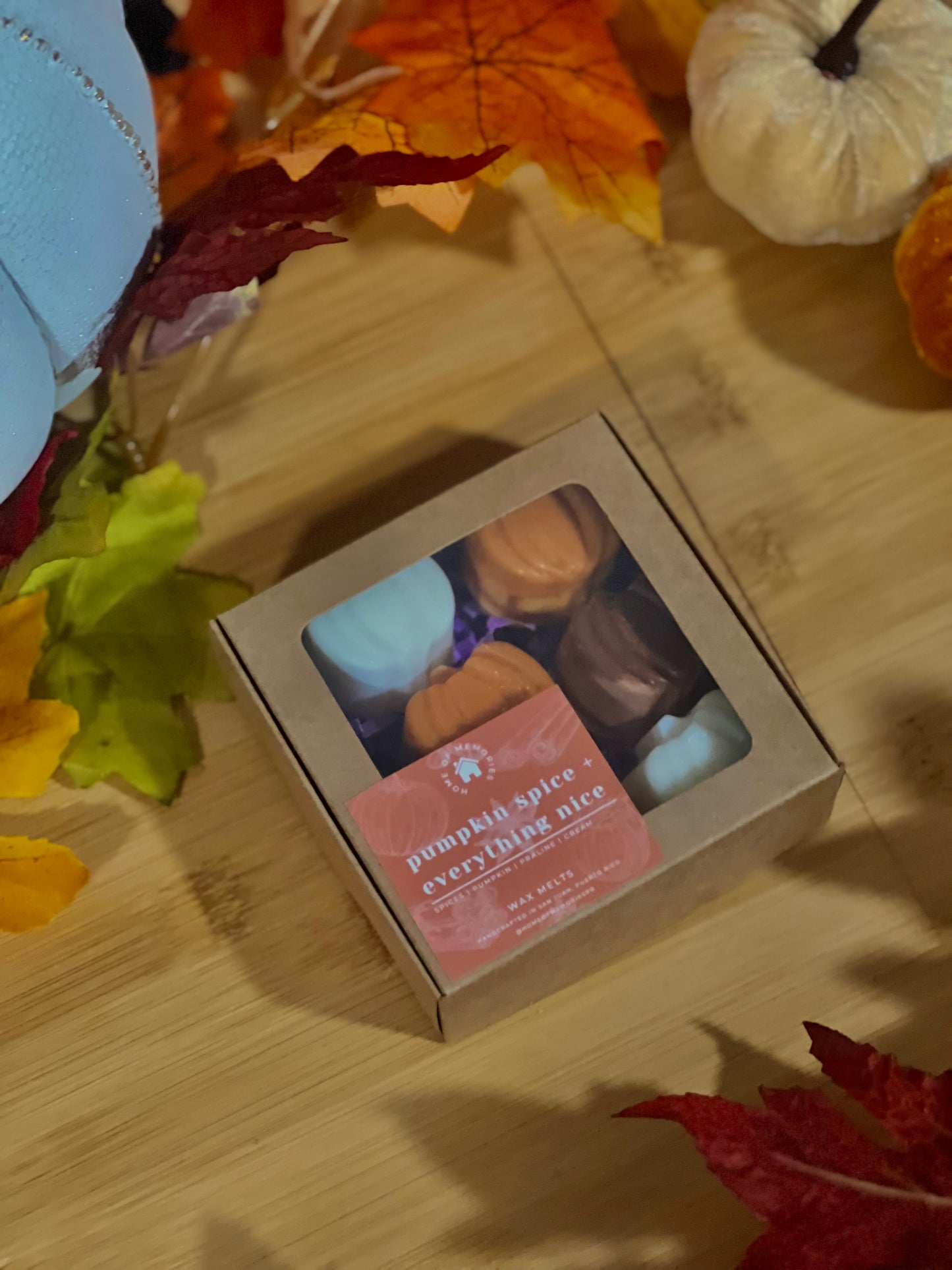 Pumpkin Spice + Everything Nice Wax Melts | 6 Pumpkin Shaped