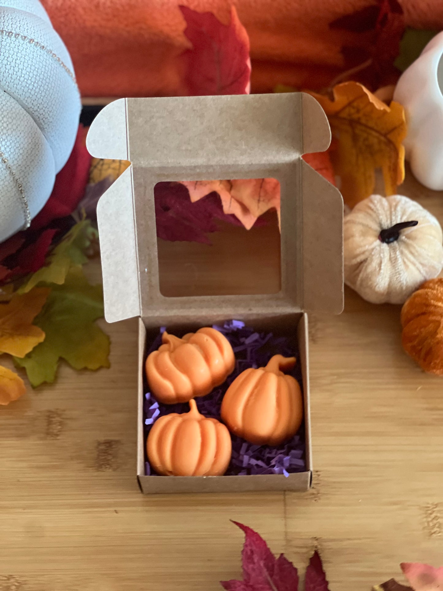 Pumpkin Patch Wax Melts | 3 Big Pumpkin Shaped