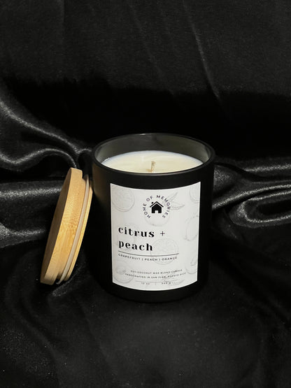 Citrus + Peach Candle | 12oz