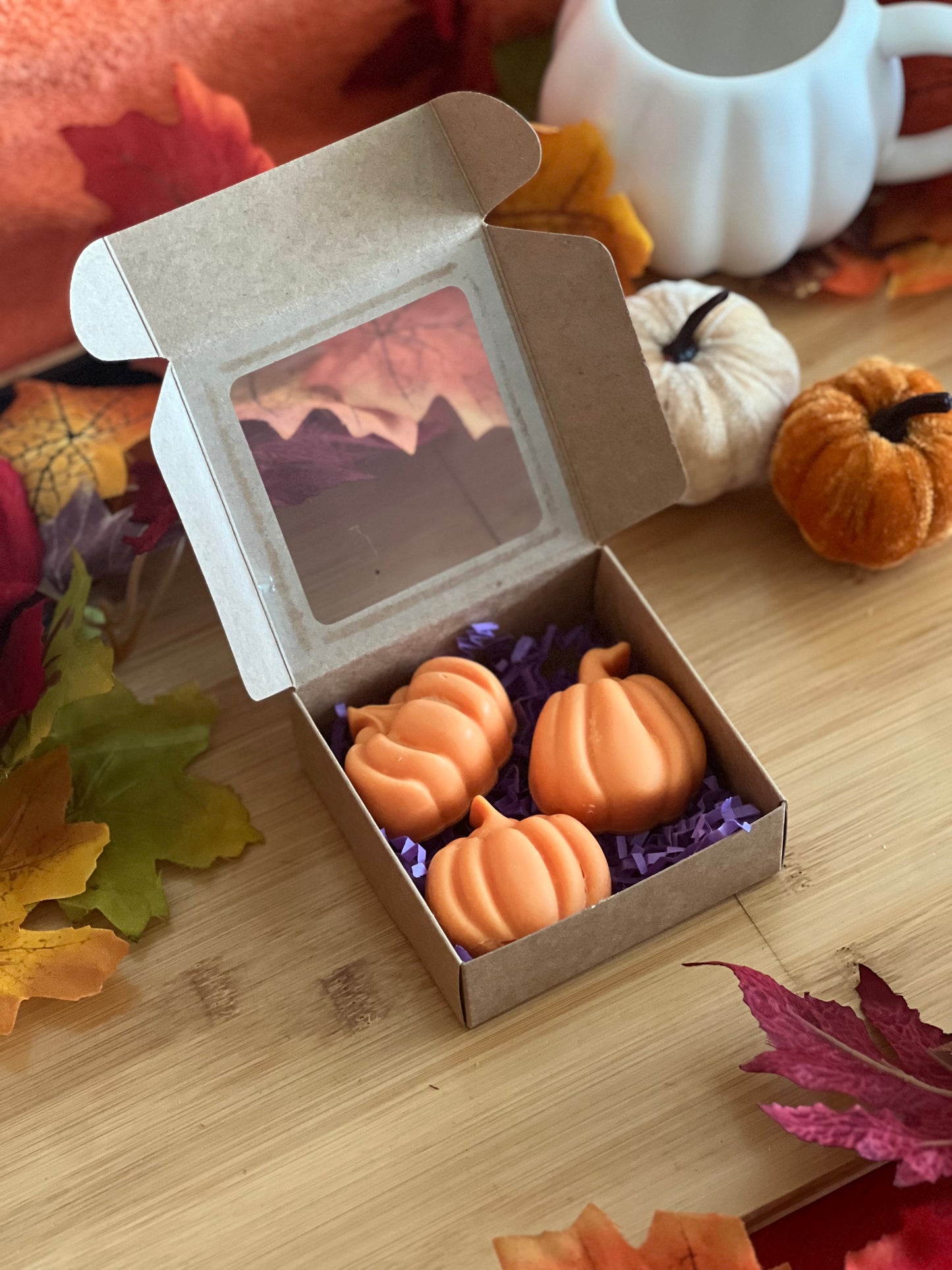 Pumpkin Patch Wax Melts | 3 Big Pumpkin Shaped