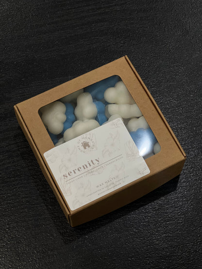 Serenity Wax Melts | Cloud Shaped + Glitter