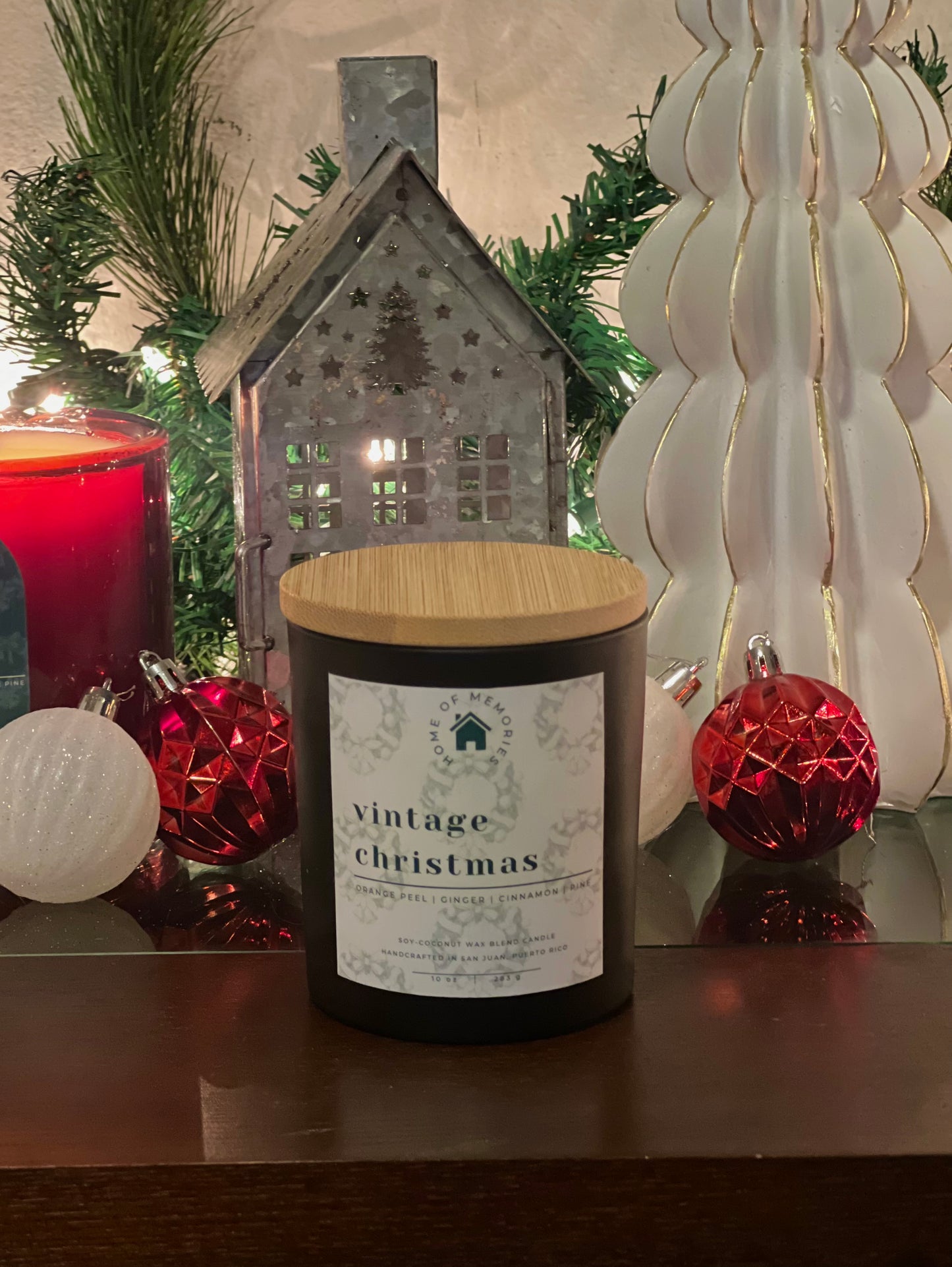 Jumbo Vintage Christmas Candle | 12oz