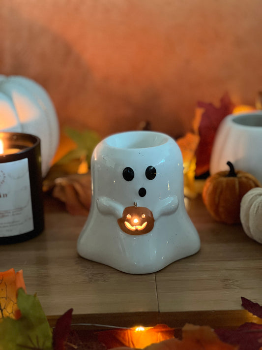 Cute Ghostie Pumpkin Wax Melt Warmer