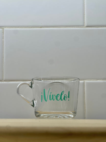 "¡Vívelo!" Glass Mug