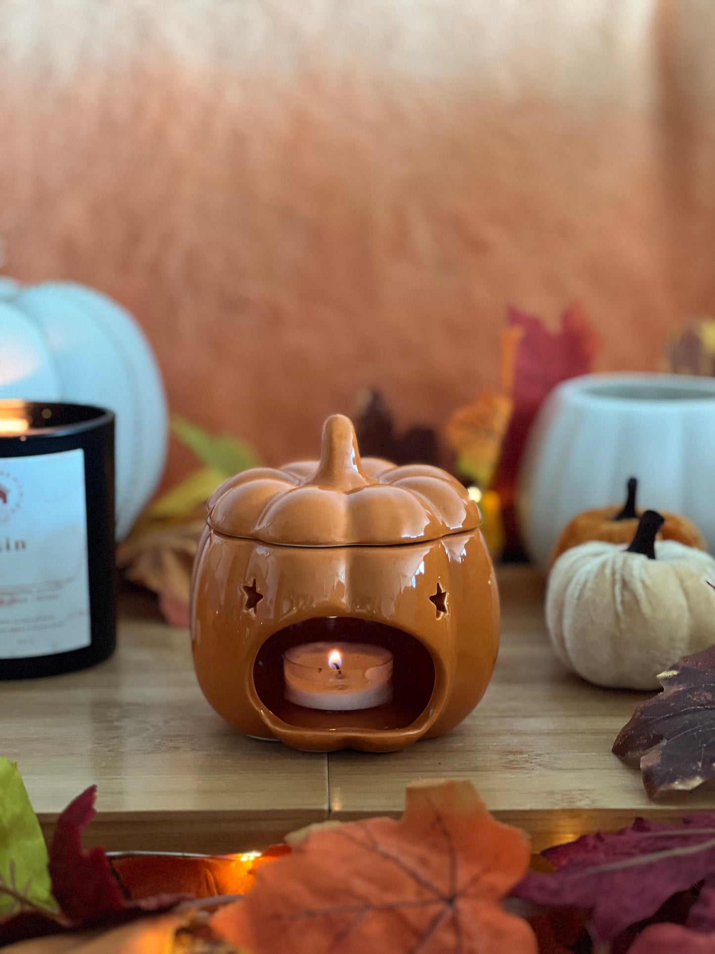 Orange Pumpkin Wax Melt Warmer