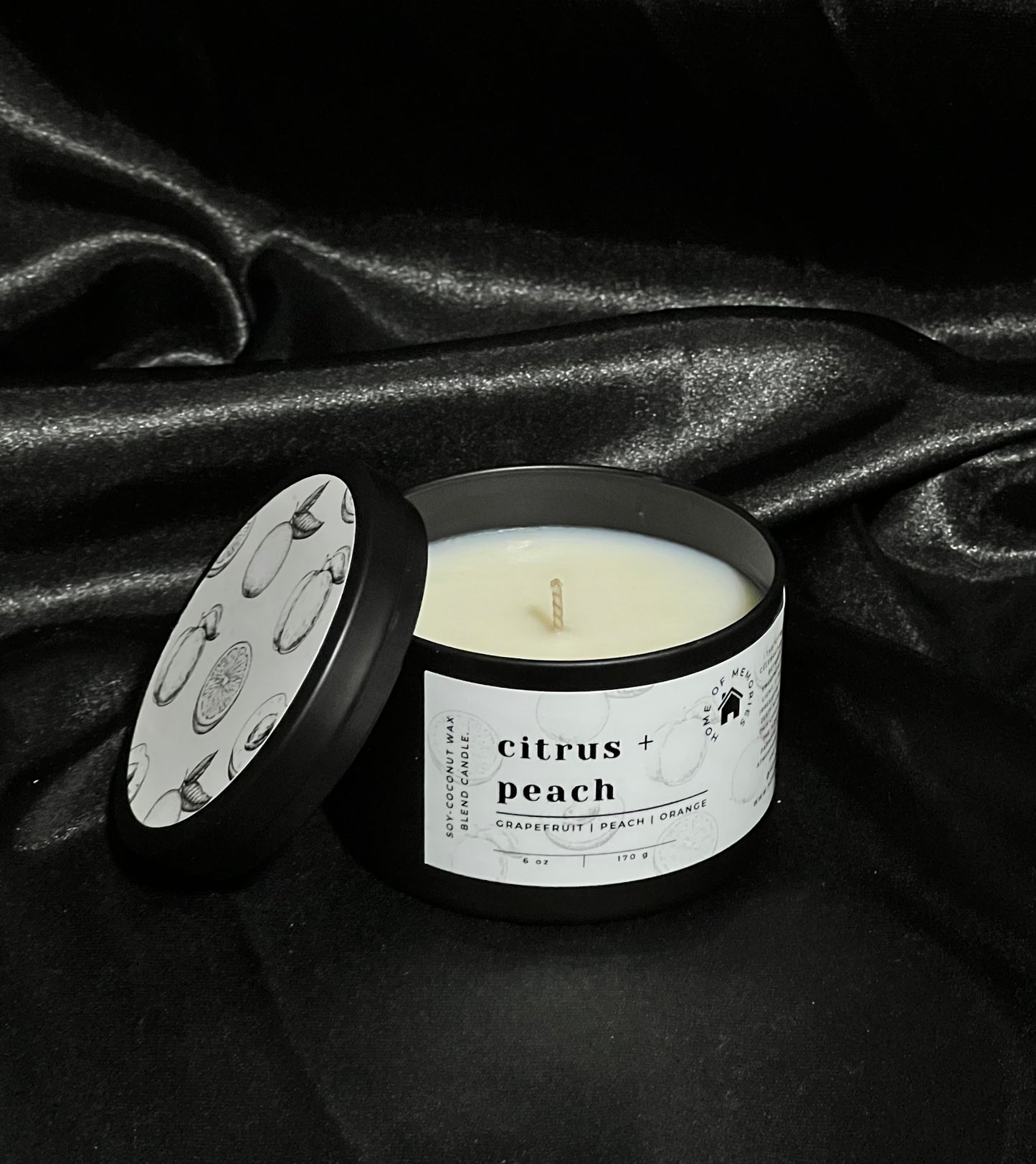 Citrus + Peach Candle | 6oz