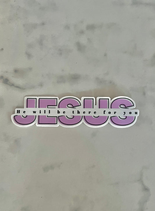 “JESUS” Waterproof Sticker