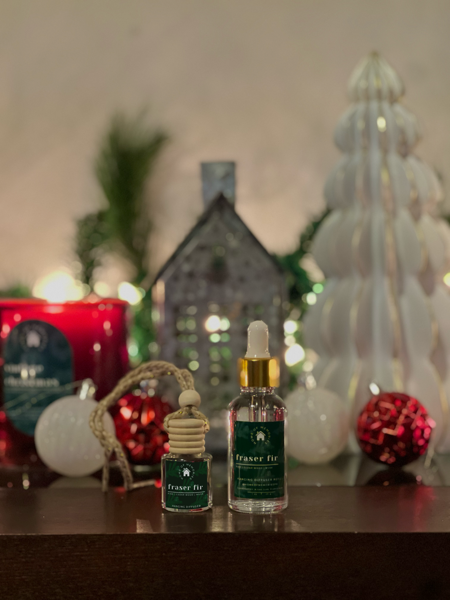 Fraser Fir Hanging Diffuser + Refill Bundle