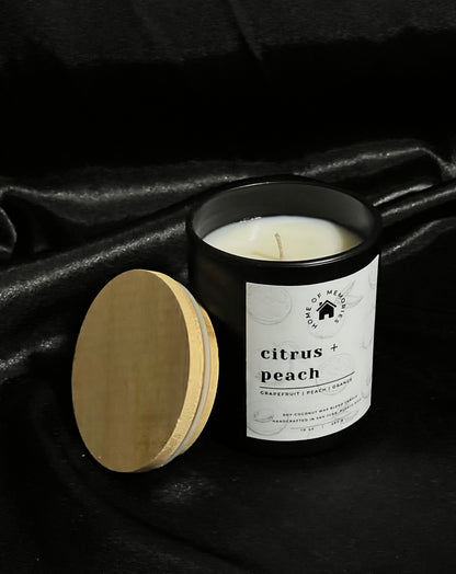 Citrus + Peach Candle | 10oz