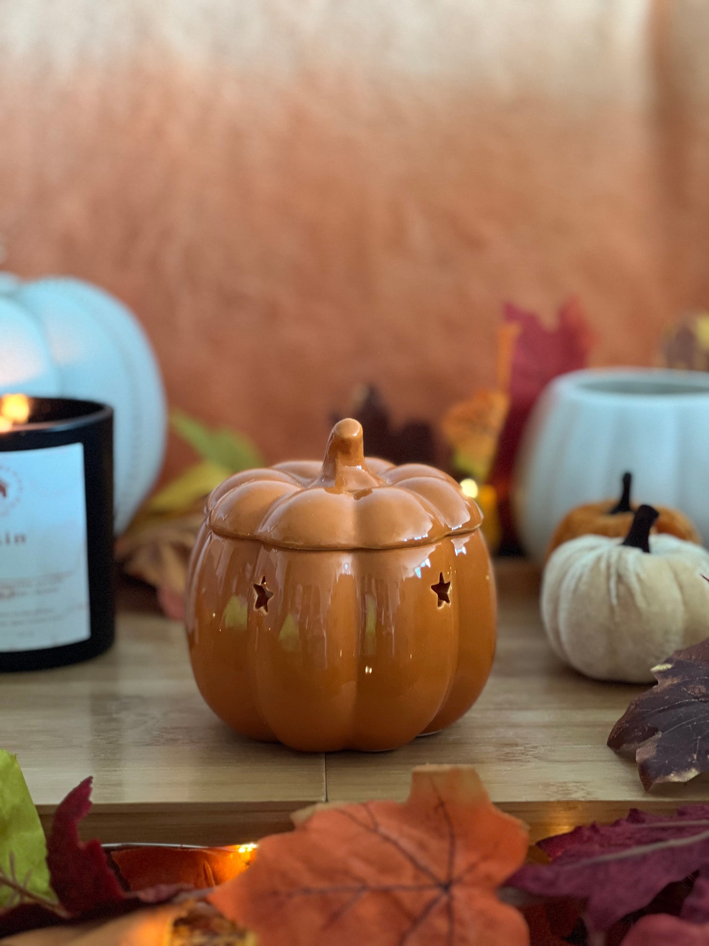 Orange Pumpkin Wax Melt Warmer