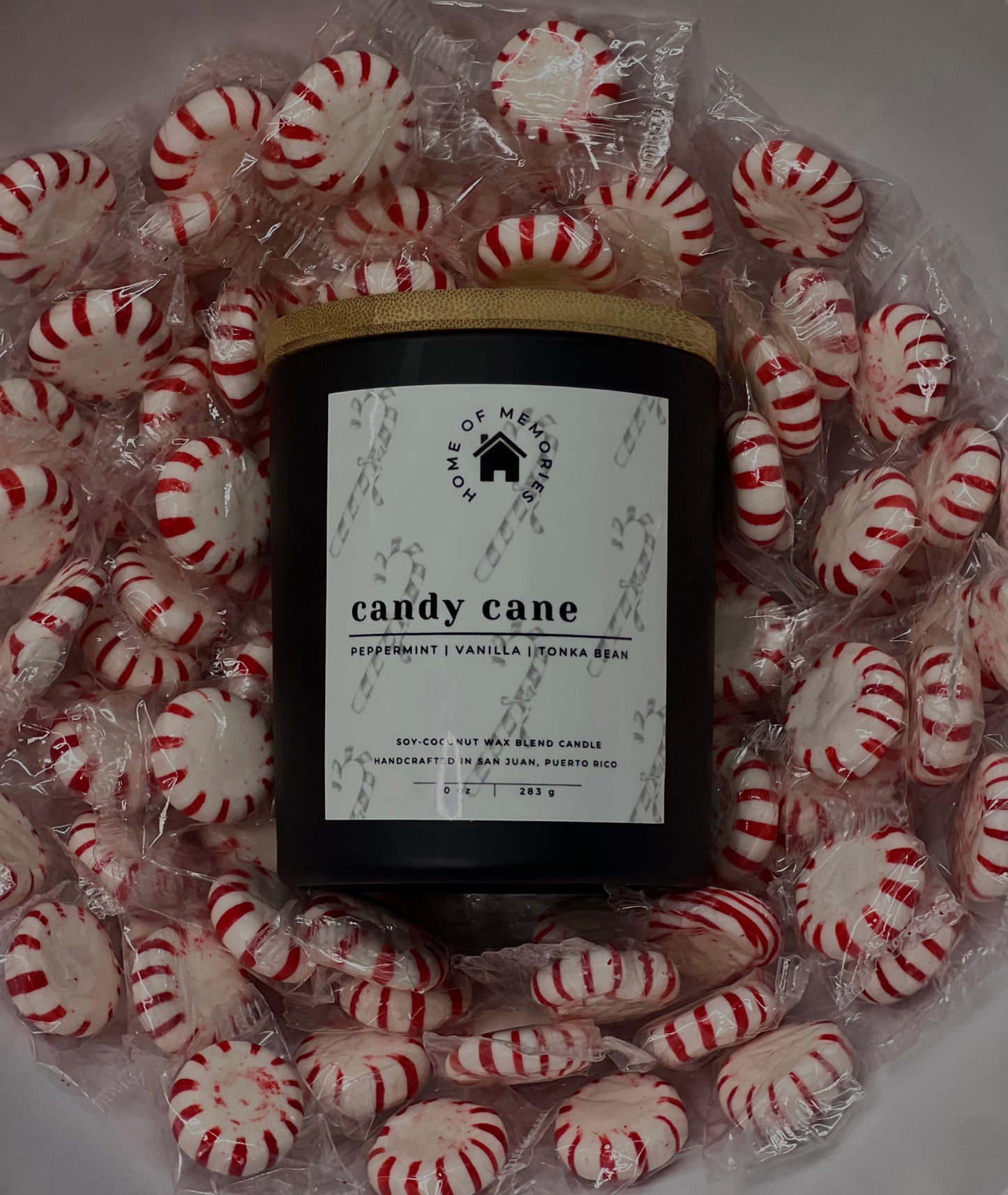 Candy Cane Candle | 10oz