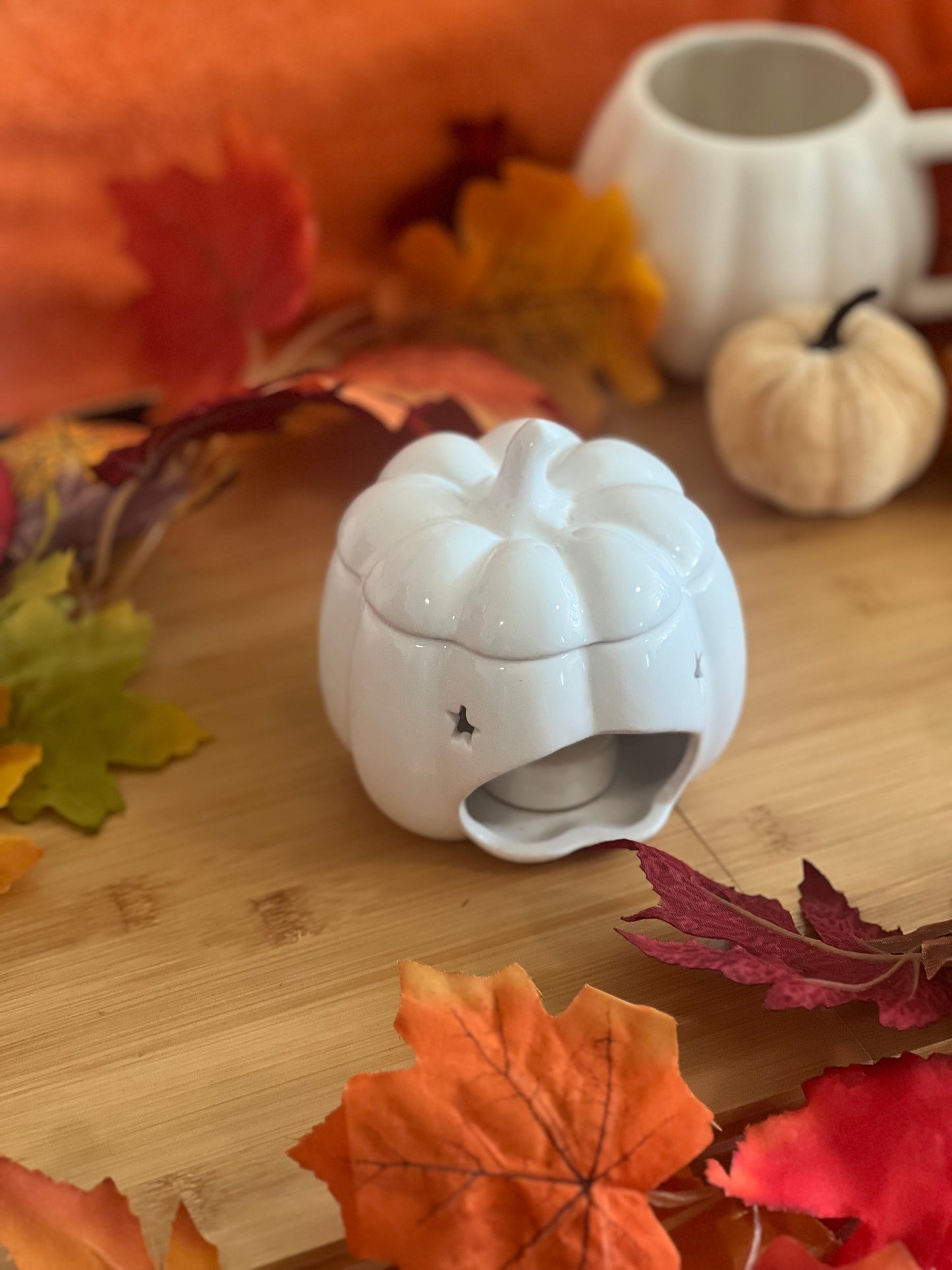 White Pumpkin Wax Melt Burner