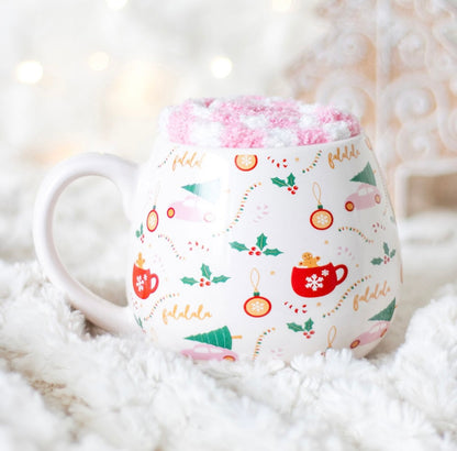 Sugarplum Mug and Sock Set