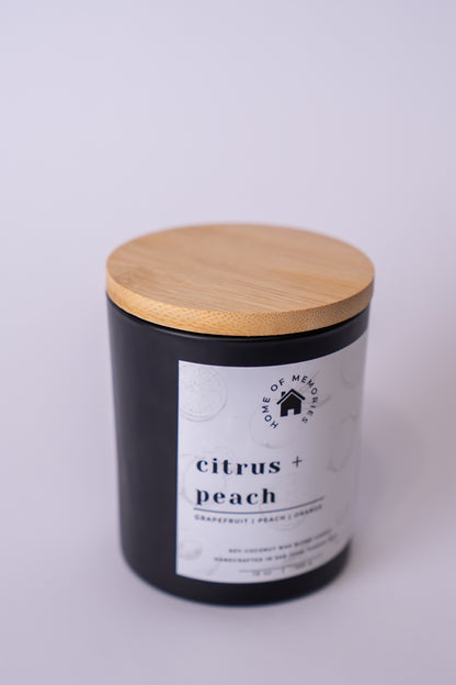 Citrus + Peach Candle | 10oz