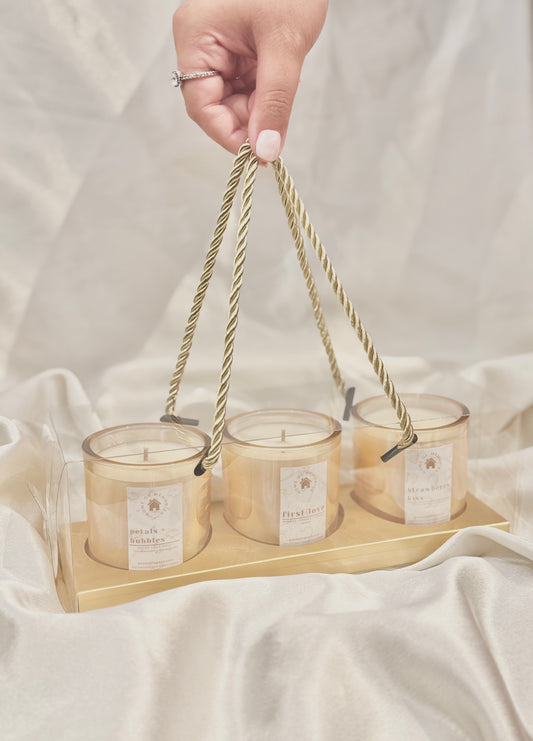 3 Small Candles Box