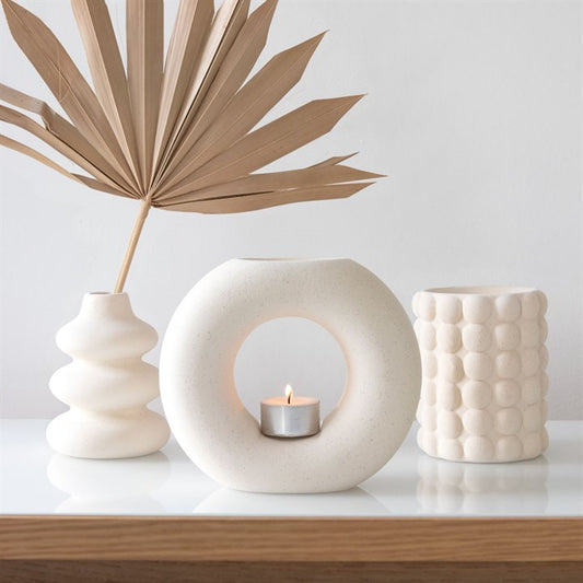 Cream Single Stem Vase