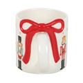 Nutcracker Print and Bow Mug