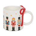 Nutcracker Print and Bow Mug