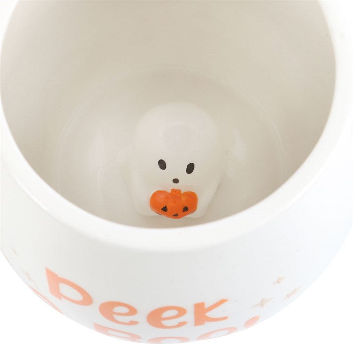 Peekaboo Ghostie Rounded Mug
