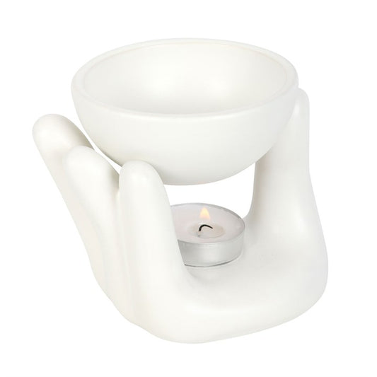 White Hand Wax Melt Warmer