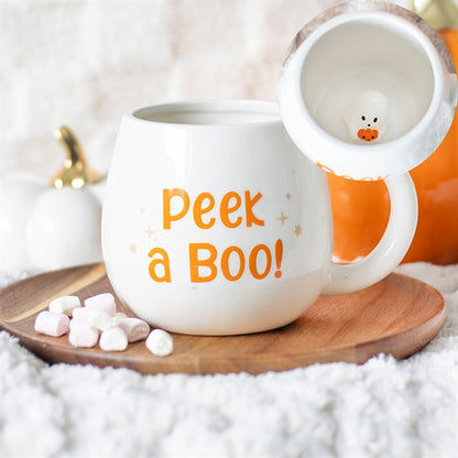 Peekaboo Ghostie Rounded Mug